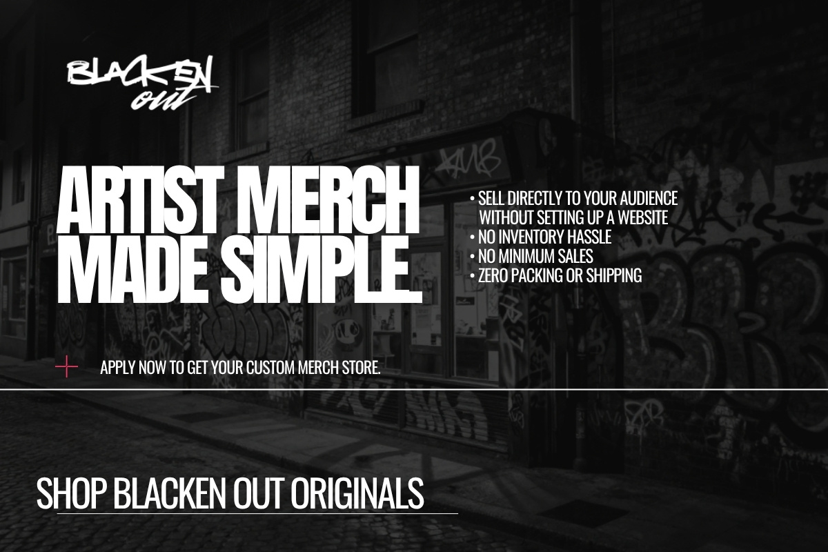 Artist merch made simple: sell directly to your audience without a website, inventory, minimum sales, packing, or shipping